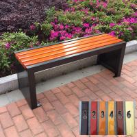 公园椅户外长椅 球场CIAA商场休息长条凳休闲长排椅小区木长凳子 120*40*45CM