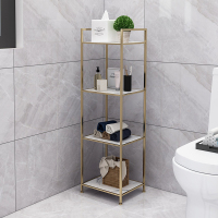 卫生间夹缝置物架浴室卧室CIAA简易客厅书架墙角收纳储物层架落地边柜