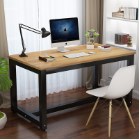 加固钢木电脑桌CIAA台式桌加长双人简约现代家用经济电竞卧室办公书桌