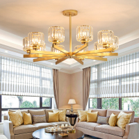 轻奢客厅水晶吊灯CIAA 北欧简约餐厅卧室灯具后现代2020年新款网红灯饰