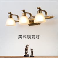 美式led镜前灯CIAA卫生间欧式浴室镜柜灯梳妆台灯洗手间镜灯化妆壁灯