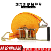加厚货车绑带车用捆绑带拉紧器绑货紧绳器货物收紧器飞机固定汽车 8米带钩蓝色