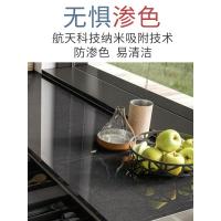 厨房大理石石英石灶台台面贴膜防水防油透明自粘贴纸耐高 加厚款透明灶台贴膜【送2袋清洗 】【只限今天】 40x100cm