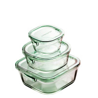 玻璃保鲜容器保鲜盒大容量烤箱微波炉碗散装
