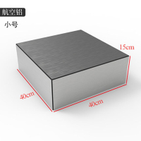 CIAA服装店橱窗装饰方台鞋包摆件地台创意组合流水台中岛台模特展示台 航空铝小号 官方标配