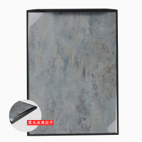 厂家直销3C钢化玻璃晶钢CIAA定制橱柜板定做厨房金刚订做隐框 包框Y-006-黑色迪奥拉手不