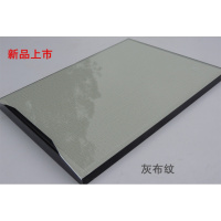 厂家直销3C钢化玻璃晶钢CIAA定制橱柜板定做厨房金刚订做隐框 灰布纹黑色迪奥不