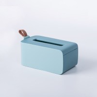 抽纸盒ins风客厅纸巾盒家用CIAA茶几收纳盒北欧创意简约面纸盒 蓝色