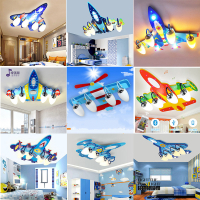 儿童房卡通卧室吸顶灯CIAA创意男孩房间灯具LED飞机灯饰幼儿园灯
