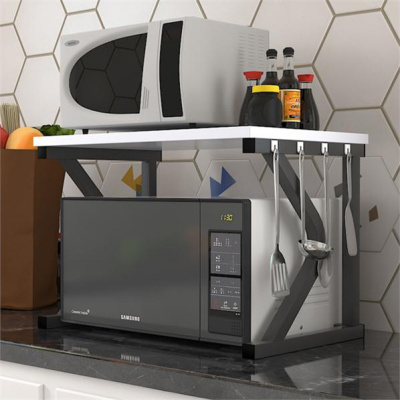 厨房架整理架CIAA家用厨具放微波炉和电饭煲的架子储物柜支架子托架