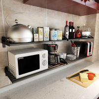 厨房置物架CIAA壁挂微波炉调味料墙上收纳出具挂架烤箱不锈钢烤漆架子