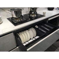 厨房收纳拉篮CIAA魔法抽碗碟锅具调味抽烹饪抽屉拉篮