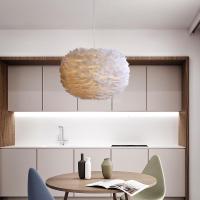 摩灯北欧羽毛吊灯CIAA客厅书房卧室温馨浪漫简约创意个红ins灯饰