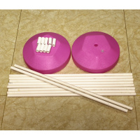 气球拱支架子装CIAA饰店庆布置底座环扣可拆卸折叠便携式结婚庆开业 2粉底座+10节pvc杆+接口