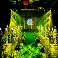 婚庆道具路引摆件婚礼布CIAA置路引灯透明方柱亚克力路引 29*29*100[普通]