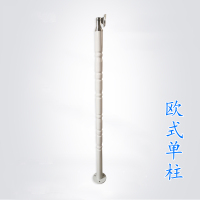 楼梯护手扶手围栏CIAA栏杆飘窗家用室内复式pvc简约现代欧式铁艺护栏 欧式单柱