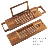 柚木浴缸架CIAA 欧式伸缩木质浴盆浴桶支架板泡澡 防滑浴缸置物架 原木色纯柚木浴缸架