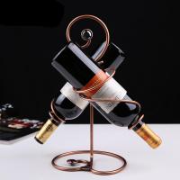 两瓶倒挂红酒架CIAA 红酒架摆件创意展示架酒瓶架家用欧式红酒架