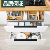 拉篮不锈钢双层工具CIAA厨房橱柜碗碟收纳厨柜碗篮置物架抽屉