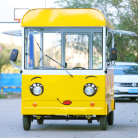 小吃车多功能餐车流动电动CIAA四轮车房车推车摆摊美食油炸早餐车