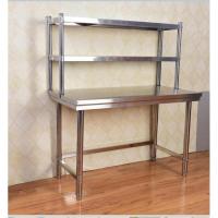 不锈钢单层工作台CIAA奶茶店立架切菜台双层立架水池架冰柜架台面架包