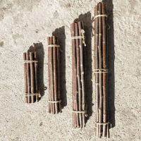 天然干树枝装饰造型手工创意CIAA干花花束挂件幼儿园客厅橱窗木棍挂饰 75cm一捆10根 干树枝