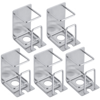 304不锈钢牙刷置物架免打孔CIAA浴室壁挂式电动放口杯刷牙杯架的架子 [一家五口装]牙膏牙刷架(省18元)