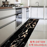 厨房地贴CIAA防水防油客厅地面耐磨装饰自粘浴室卫生间防滑地板贴纸 厨房地贴-09[60x200cm]大号 中