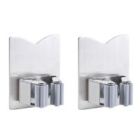 拖把挂钩置物架免打孔CIAA卫生间浴室厕所壁挂式不锈钢挂墙上收纳  飞翔款:两个装()