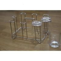 304不锈钢8头沥水杯架CIAA 啤酒杯茶杯托倒挂架 饮料杯支架玻璃杯子