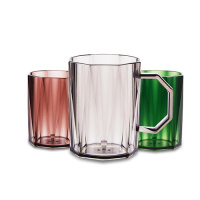 漱口杯CIAA家用刷牙杯子轻奢简约创意ins风情侣北欧洗漱杯牙刷牙缸杯 柚木色+高级灰+宝石绿洗漱杯