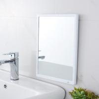 壁挂浴室小镜子粘贴墙面镜子挂墙贴镜简约免打孔CIAA宿舍卫浴厕所镜子