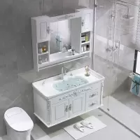 洗手盆柜组合卫浴套装浴室柜CIAA卫生间洗漱台洗脸盆柜洗脸池台盆镜子