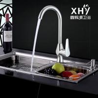 水滴菜盆水龙头厨房菜盆 冷热水龙头全铜起泡器厨房龙头