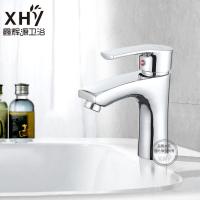 厨卫洁具双联高更单孔脸盆龙头冷热厨房浴室龙头洗脸盆水龙头