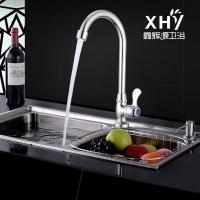 优质厨房水龙头 单冷水洗菜盆龙头立式全铜菜盆卫浴批