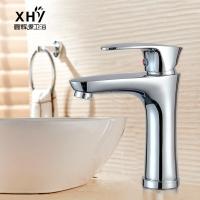 鑫辉源卫浴单孔坐式洗脸盆水龙头冷热混水大量批可代