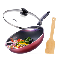 苏泊尔(SUPOR)30cm炒菜锅 NC30F4 炫彩易洁不生锈无油烟不粘炒锅电磁炉燃气灶明火通用锅炊具锅具烹饪厨具