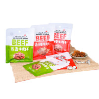 康順牛肉干48g手撕牛肉干风味牛肉片零食香辣味