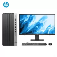 惠普(HP)战99电脑主机 商用办公台式机电脑整机定制版(12代i3-12100 16G 512GB固态 WiFi 蓝牙 三年上门)+21.5英寸显示器