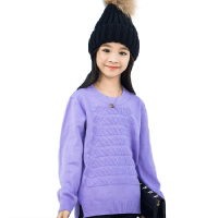 AUROCKY澳洛奇健康舒适时尚精致女童装春装超仙适合7-15岁小孩子中大童秋冬季学生上衣打底毛衣
