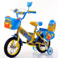 飞鸽 凤凰小龙哈彼同款靠背儿童自行车3-6岁男女小孩童车12/14/16寸小黄人战士后座单车
