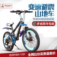凤凰儿童自行车20寸6-7-8-9-10-11-12岁童车男孩小学生山地车单车