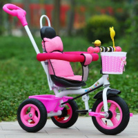 童车婴儿车三轮车脚踏车1-6岁大号手推车宝宝单车幼小孩自行车T代