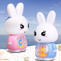 乐兔儿童故事机小兔子玩具宝宝音乐儿歌播放器可充电智能早教机