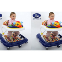 婴儿童车宝宝学步车6/7-18个月音乐防侧翻多功能U型学行车可折叠