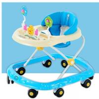 [新款]婴儿童车宝宝助步学步车6/7-18个月手推车防侧翻多功能折叠带音乐
