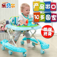 [出口外国,带推把遮阳伞]婴儿童车宝宝助步学步车6/7-18个月防侧翻多功能音乐学行车脚步车防磕碰