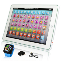 [中英双语,学习好助手][宝宝喜爱]儿童可充电平板电脑游戏玩具ipad宝宝学习机早教机拼音点读机幼儿0-1-3-6岁