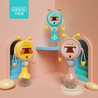 贝恩施早教婴儿玩具儿宝宝手摇铃音乐 拨浪鼓3-12个月